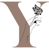 Letter Y Butterfly Magic