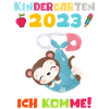 Kindergarten 2023 Ich Komme Mädchen Kita Geschenk