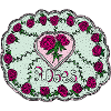 Embroderie Roses in colour
