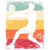Volleyball Player Retro Beach Volleyball
