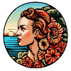 Wave Flower Goddess