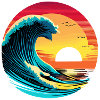 Surfer Sunset