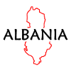 Map of Albania