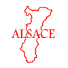 Map of Alsace