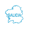 Map of Galicia