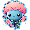 sweet flowers jellyfish
