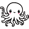 Cute Octopus Kawaii