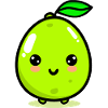 Cute Lime Grape Fruit Kawaii