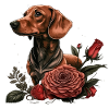 Rose dachshund