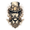 Steampunk Gentleman with Watches