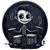 Drummer Schlagzeug smile