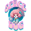 Poodle astronaut spacedog