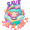 Save the planet kawaii