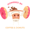 Powered By Coffee And Donuts Gym Lifting Workout