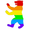Berliner Bär / Pride Bear / Regenbogen