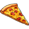 Délicieuse pizza clipart