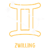 Sternzeichen Illustration Zwilling