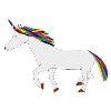 buntes Einhorn