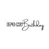 It's my birthday