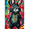 Hase Pop-Art Urban Graffiti Stil