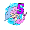Girl - 5th Birthday Mermaid - Daughter