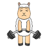 Bodybuilder Sheep Fitness Motivation Cadeau