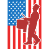Drum USA Flag