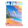 Bali Kuta Beach, Indonésie