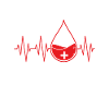 Frequency of red blood drops