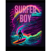 Garçon surfeur