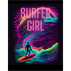 Surfeuse fille