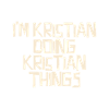 I'm Kristian doing Kristian things
