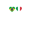 Brasile Italia Heartbeat Flag Brasile