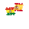 Bolivie Espagne Drapeau Bolivien