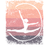 Gymnaste Gymnaste Gymnastique Rythmique Rétro
