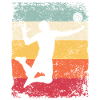 Volleyball Player Retro Beach Volleyball