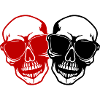 Stylish skull