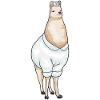 Lama Krankenschwester 