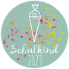 Schulkind Konfetti Kreis