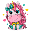 fille licorne