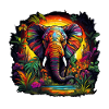 Elephants in the jungle