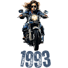 1993, Motorcycle, Woman