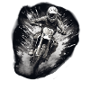 Motocross blanc