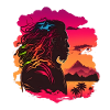 Synthwave Rasta Man