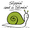 Slippin' and a Slimin' snail