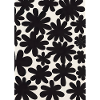 Schwarze Blumen-Muster