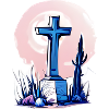 Cross on a grave