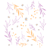 Blumenmotiv Lila