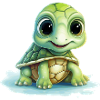 little cute turtle