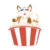 Popcorn Fox